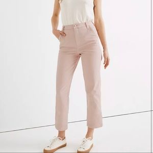 Madewell Classic Straight Pants in Wisteria Dove